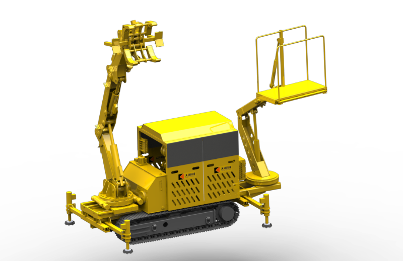 防爆柴油机管路安装机器人