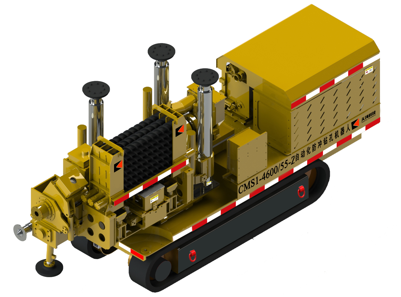 防冲钻孔机器人